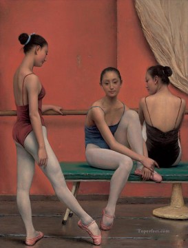 Dancing Ballet Painting - nude Ballet 24